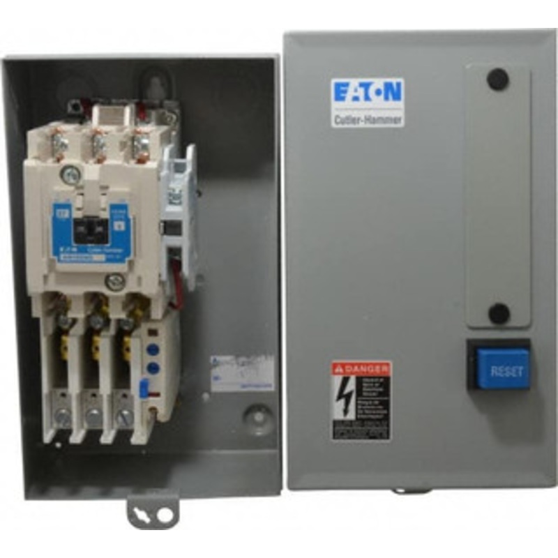 Eaton Cutler-Hammer 120 Coil VAC, NEMA Size 1, Nonreversible Enclosed Enclosure NEMA Motor Starter 1 Enclosure Rating ECN0511AAA - 02353274