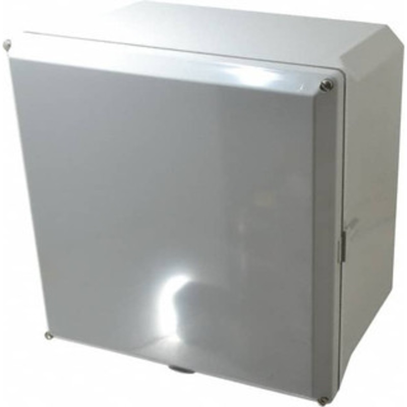 Thomas & Betts NEMA 1, 2, 3, 4, 12, 3S, 3SX, 3X, 4X Polycarbonate Standard Enclosure with Screw Flat Cover 10 Wide x 10 High x 6 Deep, Impact Resistant NS10106 - 54089982