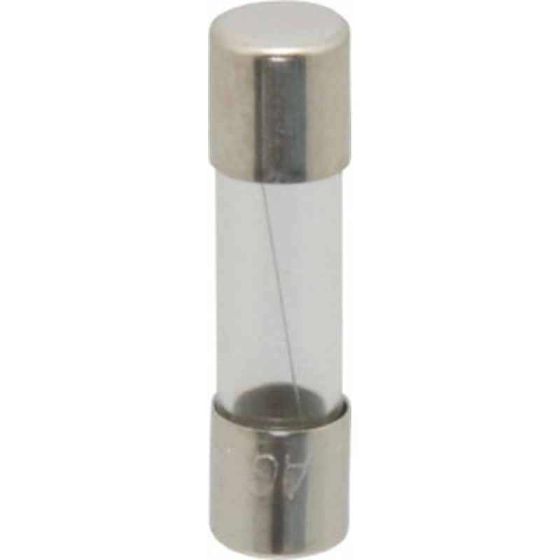 Bussmann 250 VAC, 32 VDC, 2 Amp, Fast-Acting Miniature Glass Fuse 25.4mm OAL, 10 at 125 V kA Rating, 1/4 Diam AGX-2 - 71922934