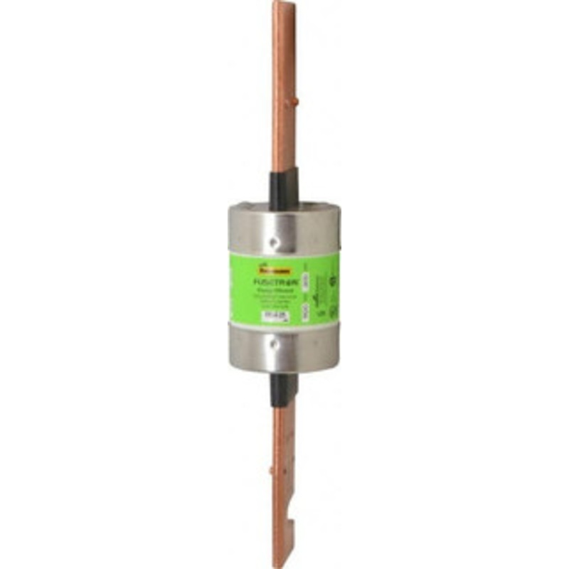 Bussmann 300 VDC, 600 VAC, 225 Amp, Time Delay General Purpose Fuse Bolt-on Mount, 11-5/8 OAL, 20 at DC, 200 (RMS) kA Rating, 2-9/16 Diam FRS-R-225 - 75908707
