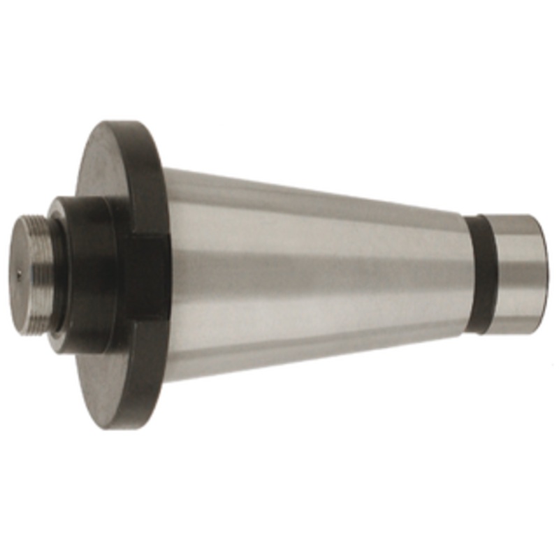 Precise #50 National Taper, 1-1/2-18 Thread Boring Head Shank with 1-8 Draw Bar