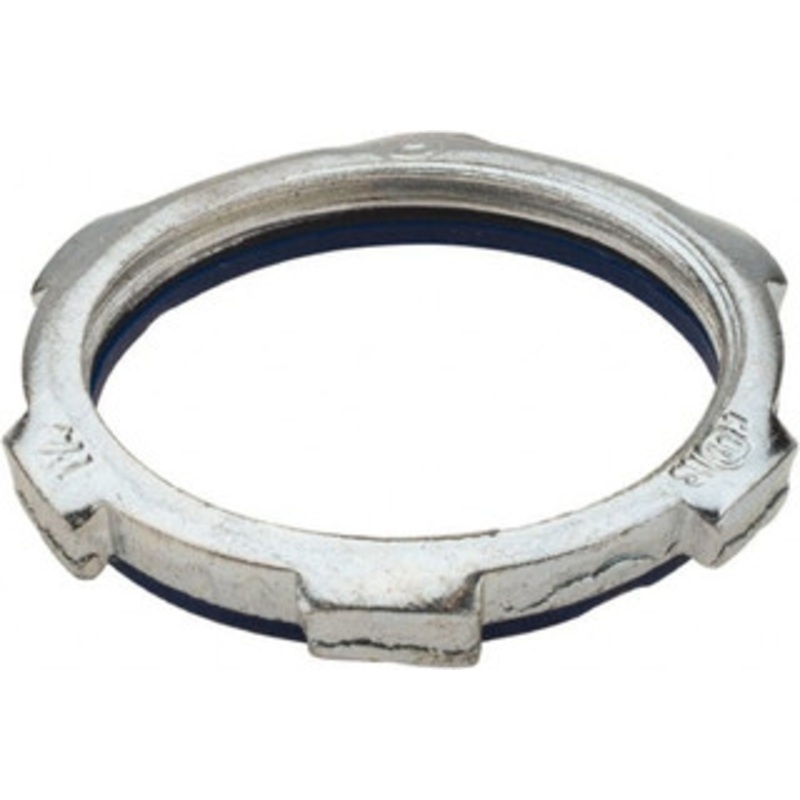 Thomas & Betts 1-1/4 Trade Rigid/Intermediate (IMC) Conduit Locknut Steel, Noninsulated, Threaded Connection 144SL - 54061437