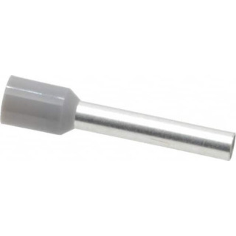 ACI Advance Controls, Inc. 12 AWG, Partially Insulated, Crimp Electrical Wire Ferrule 18mm Long x 3.2mm Diameter Pin, 25-1/2mm Overall Length 107667 - 03217577