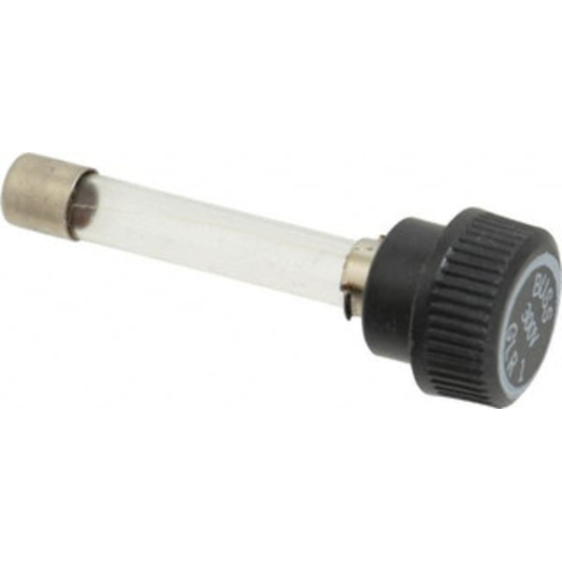 Bussmann 300 VAC, 1 Amp, Fast-Acting Size Rejecting/NonRejecting Fuse Fuse Holder Mount, 2-1/4 OAL, 10 at AC kA Rating, 15.9mm Diam GLR-1 - 81739856
