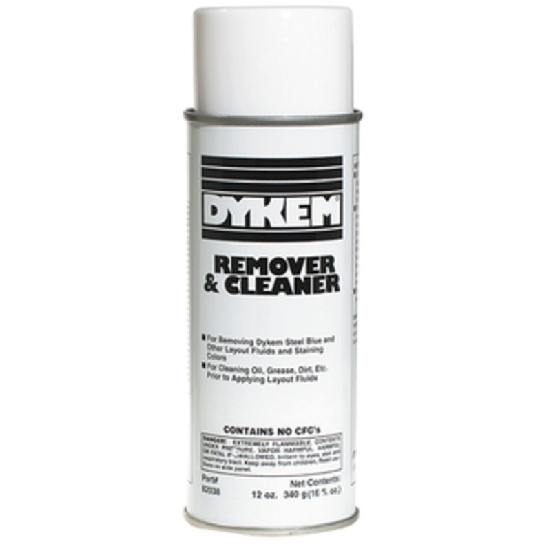 Dykem Remover & Cleaner, Clear 12 oz. Aerosol - 82038