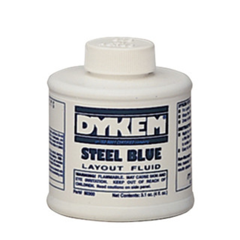 Dykem Steel Blue Layout Fluid, 4 oz. - 80300