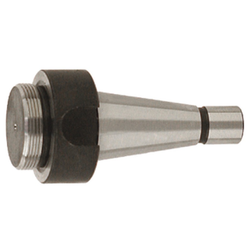 Precise #30 National Taper, 1-1/2-18 Thread Boring Head Shank with 1/2-13 Draw Bar & Drive Flange