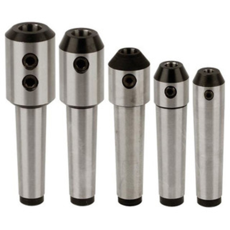 Precise 5 Piece 4MT End Mill Holder Set - Type B Drawbar End, 3/8 to 7/8