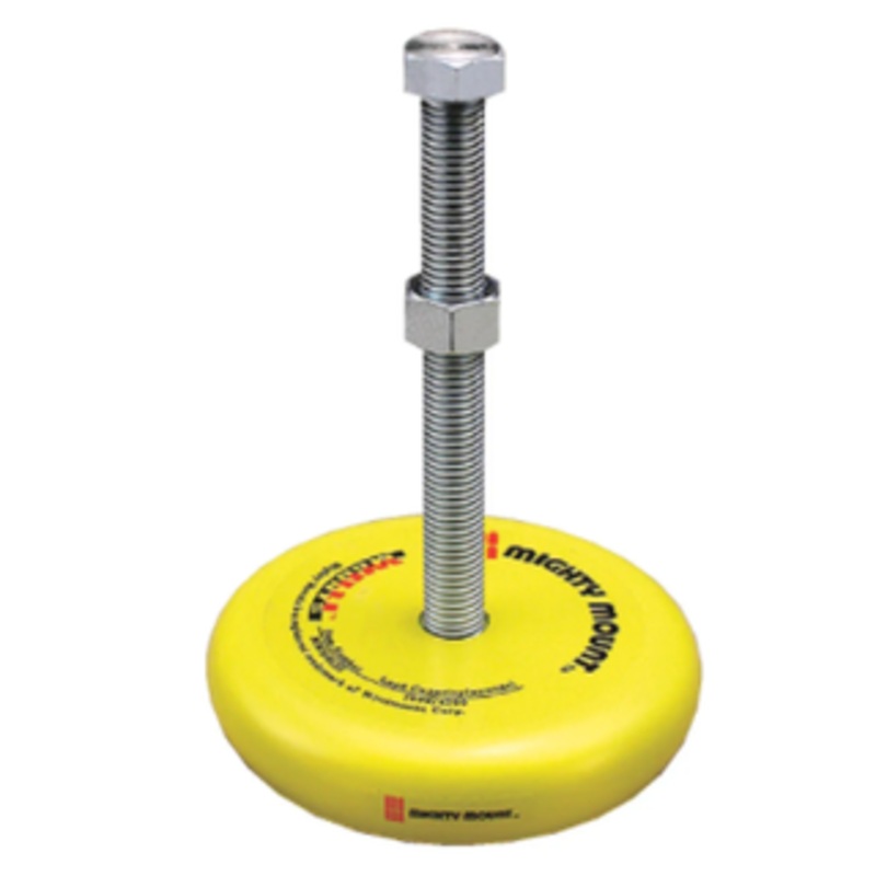 S&W Mighty Mount Leveling Anti-Vibration Machine Mount, 3/8-16 Thread, 3 Thread Length