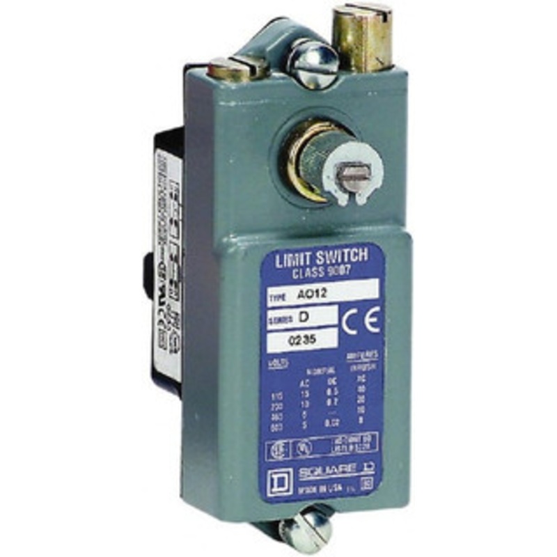 Square D SPDT, NC/NO, 600 VAC, Screw Terminal, Rotary Head Actuator, General Purpose Limit Switch 1 NEMA Rating, IP20 IPR Rating 9007AO12 - 69658854