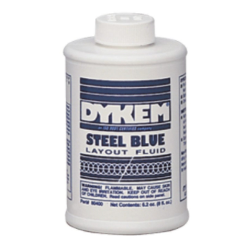 Dykem Steel Blue Layout Fluid, 8 oz. - 80400