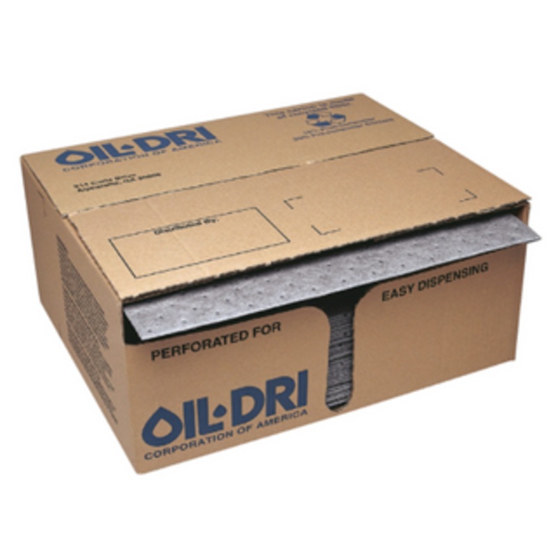 Oil-Dri Universal Meltblown Polypropylene Bonded Pads, 15W x 19L, 50 Pads Per Box - L90907