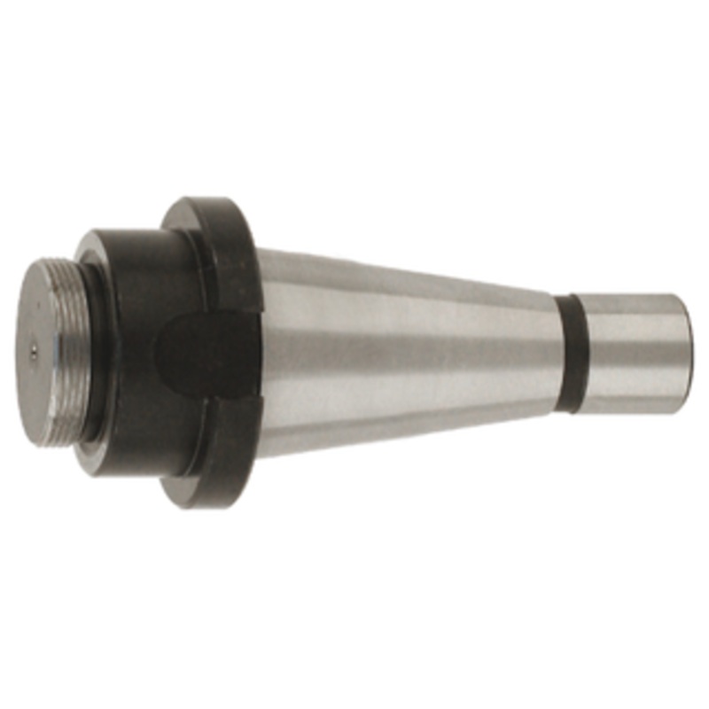 Precise #40 National Taper, 1-1/2-18 Thread Boring Head Shank with 5/8-11 Draw Bar & Drive Flange