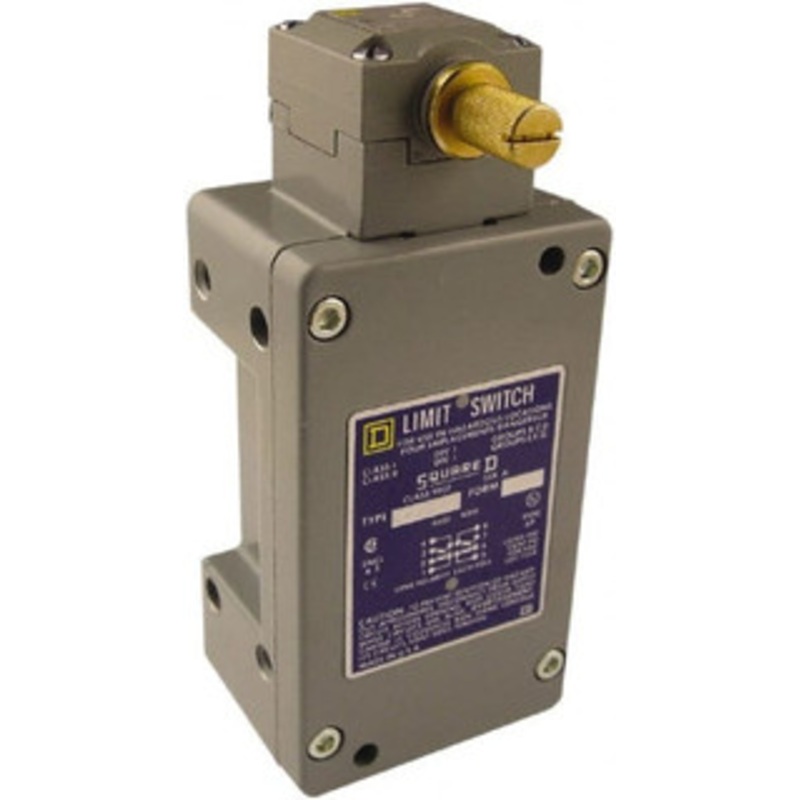Square D SPDT, 2NC/2NO, 600 Volt Screw Terminal, Rotary Head Actuator, General Purpose Limit Switch 1, 2, 4, 6, 12, 13, 6P NEMA Rating, IP67 IPR Rating 9007CR67T10 - 69669745