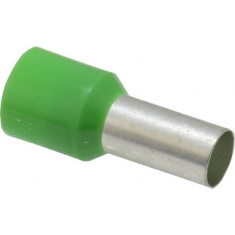 ACI Advance Controls, Inc. 6 AWG, Partially Insulated, Crimp Electrical Wire Ferrule 12mm Long x 6.2mm Diameter Pin, 22.2mm Overall Length 107675 - 03217627