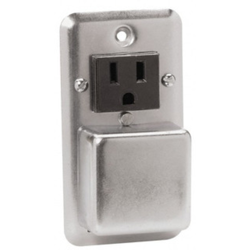 Bussmann 125 VAC/VDC, Indicating Fuse Cover For Use with 2-1/4 Inch Handy Boxes, FUSTAT Plug Fuses and FUSTRON Plug Fuses SRU - 80687437