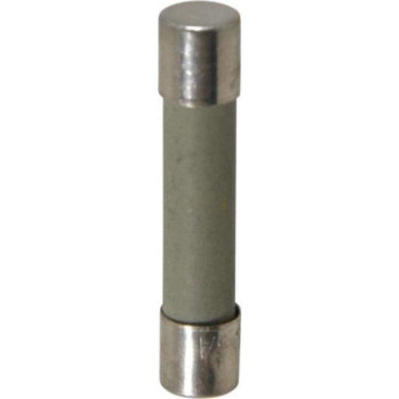 Bussmann 125 VDC, 250 VAC, 6 Amp, Fast-Acting Miniature Ceramic Fuse 1-1/4 OAL, 10 at 125 V kA Rating, 1/4 Diam ABC-6-R - 71922462