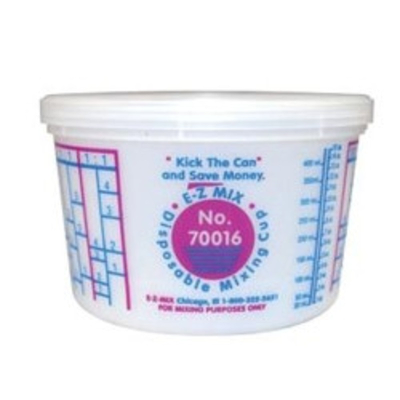 EZ Mix 70016 Disposable 1 Pint Mixing Cup 100 Pack - EZX70016