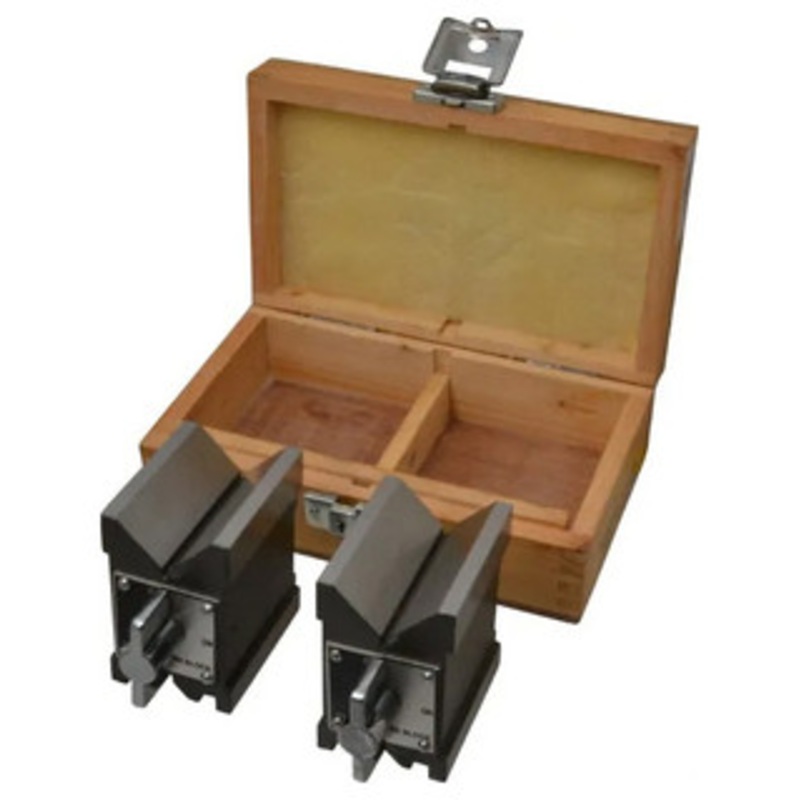 Value Collection Magnetic V-Blocks (Pair), 3-3/16 x 2-3/8 x 3-3/4 - 52-767-1