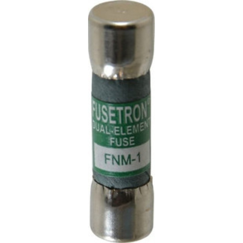 Bussmann 250 VAC, 1 Amp, Time Delay General Purpose Fuse Fuse Holder Mount, 1-1/2 OAL, 10 at 125 V kA Rating, 13/32 Diam FNM-1 - 76636331