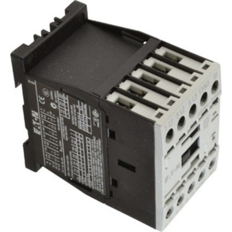 Eaton Cutler-Hammer 3 Pole, 220 Coil VAC at 50 Hz and 240 Coil VAC at 60 Hz, 20 Amp, Nonreversible Open Enclosure IEC Contactor 1 Phase hp: 0.25 at 115V, 0.75 at 200V, 1 at 230V, 3 Phase hp: 1.5 at 200V, 2 at 230V, 3 at 460V XTCE007B10B - 08804585