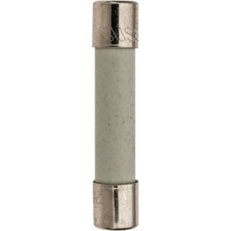 Bussmann 125 VDC, 250 VAC, 9 Amp, Fast-Acting Miniature Ceramic Fuse 1-1/4 OAL, 1/4 Diam GBB-9R - 84680735