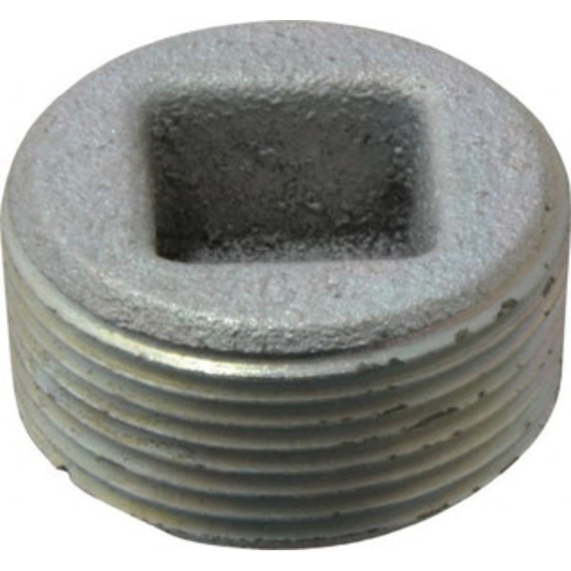 Crouse-Hinds 1-1/4 Trade Rigid/Intermediate (IMC) Conduit Plug Cast Iron, Noninsulated, Threaded Connection PLG4M - 04518015
