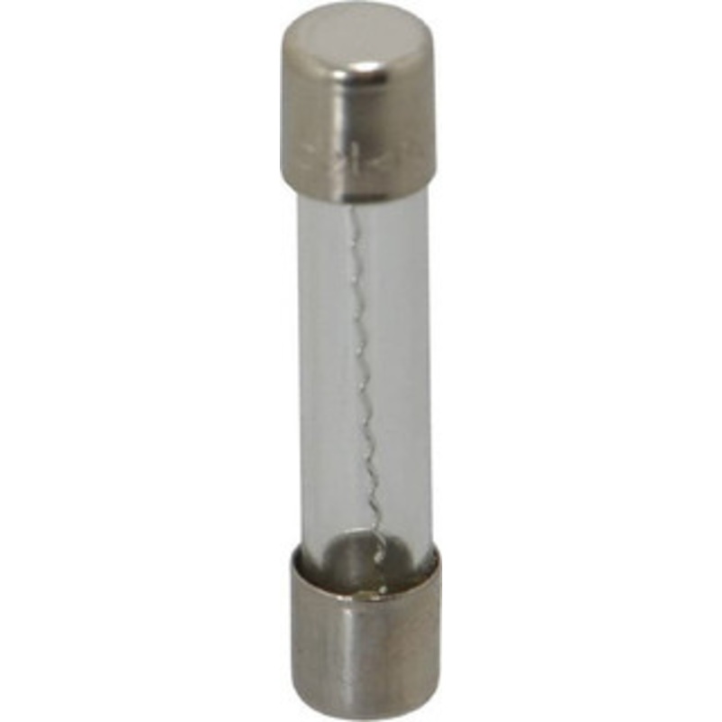 Ferraz Shawmut 125 VAC, 15 Amp, Fast-Acting Miniature Glass Fuse Clip Mount, 1-1/4 OAL, 10 at AC kA Rating, 1/4 Diam GGC15-MSC - 54008834