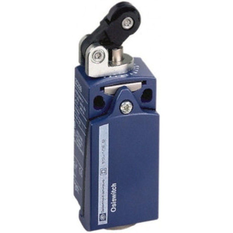 Telemecanique Sensors SPDT, NC/NO, 240 VAC, 250 VDC, Screw Terminal, Roller Plunger Actuator, General Purpose Limit Switch 1, 2, 4, 6, 12, 13 NEMA Rating, IP66, IP67 IPR Rating XCKP2127N12 - 59759787