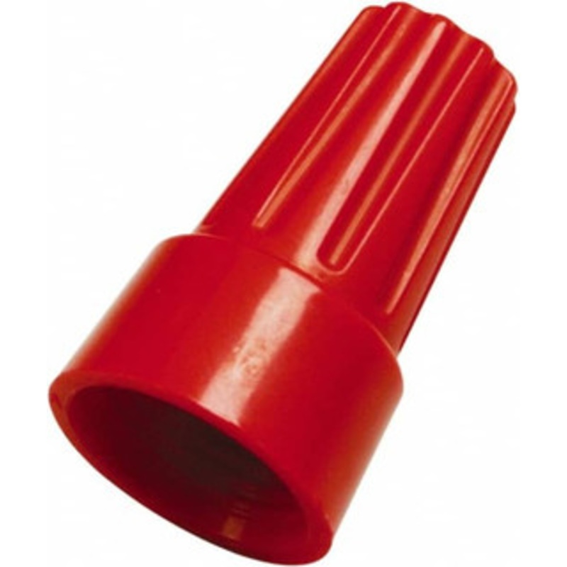 Value Collection 3, 18 to 2, 10 + 2, 12 AWG, Standard Twist on Wire Connector Red WNP6-RED - 45283371