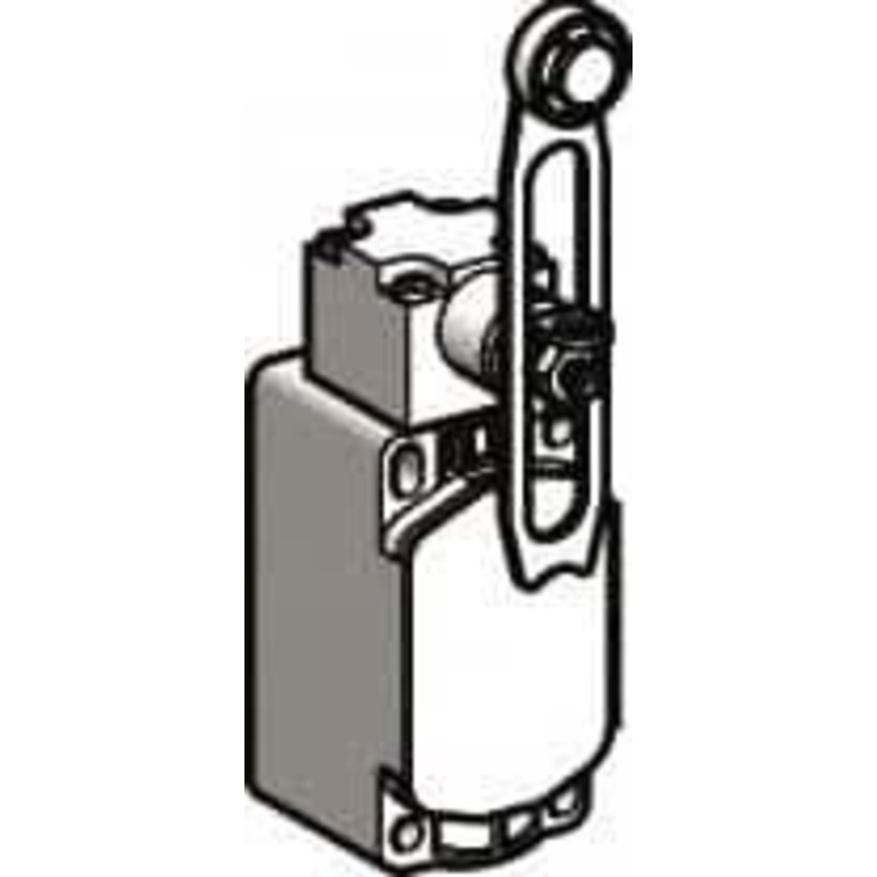 Telemecanique Sensors DP, NC/NO, 240 VAC, Screw Terminal, Roller Lever Actuator, General Purpose Limit Switch IP65 IPR Rating XCKS141 - 69657575
