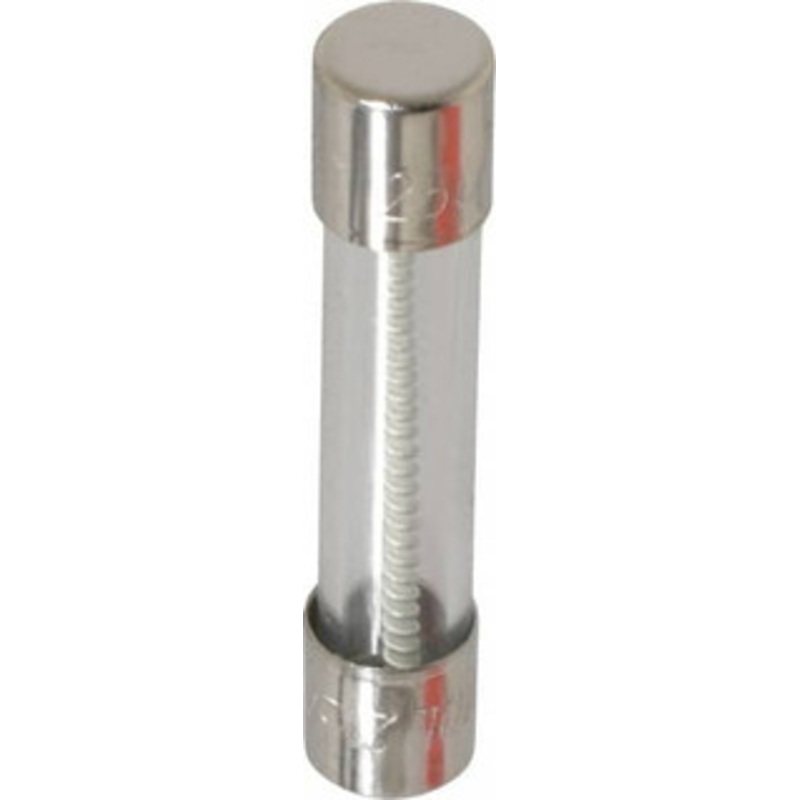 Bussmann 250 VAC, 32 VDC, 2.5 Amp, Time Delay Miniature Glass Fuse 1-1/4 OAL, 1/4 Diam MDL-2-1-2-R - 74680802