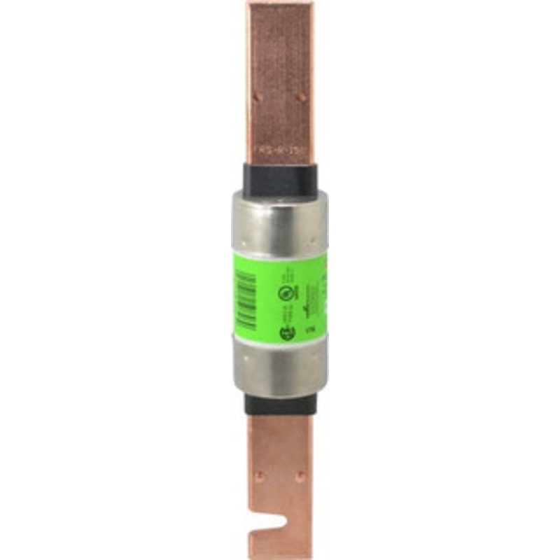 Bussmann 300 VDC, 600 VAC, 150 Amp, Time Delay General Purpose Fuse Bolt-on Mount, 9-5/8 OAL, 20 at DC, 200 (RMS) kA Rating, 1-13/16 Diam FRS-R-150 - 75908608