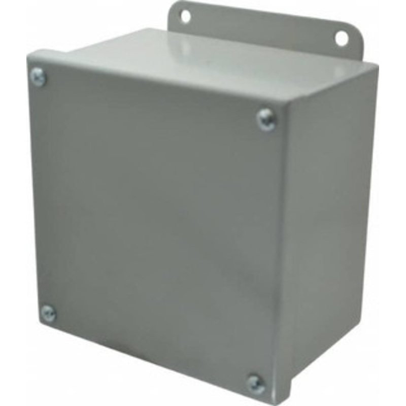 Cooper B-Line NEMA 12, 13 Steel Standard Enclosure with Screw Flat Cover 6 Wide x 6 High x 4 Deep, Dirt-tight & Dust-tight 78205132005 - 64051154
