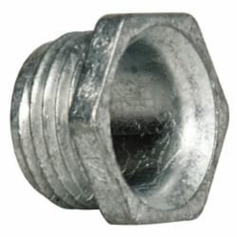 Crouse-Hinds 1/2 Trade Rigid/Intermediate (IMC) Conduit Nipple Die Cast Zinc, Noninsulated, Threaded Connection 50D - 04560405