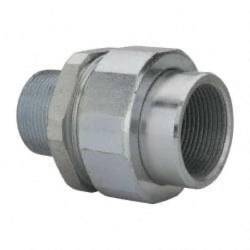 Thomas & Betts 1-1/4 Trade Rigid/Intermediate (IMC) Conduit Male Union Steel, Noninsulated, Straight Connector, Threaded Connection UNY 405-TB - 54117924