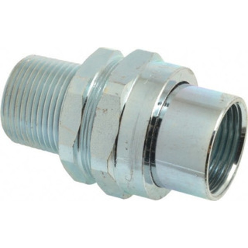 Thomas & Betts 1 Trade Rigid/Intermediate (IMC) Conduit Male Union Steel, Noninsulated, Straight Connector, Threaded Connection UNY 305-TB - 54118021