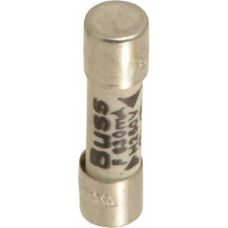Bussmann 250 VAC, 32 VDC, 0.63 Amp, Fast-Acting Miniature Ceramic Fuse 20mm OAL, 5mm Diam GDA-630MA - 74973736