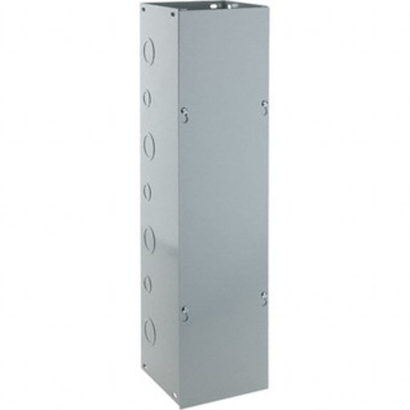 Cooper B-Line 6 High x 152mm Wide x 24 Long, Screw Mount Solid Wall Wire Duct Gray, 7 (Bottom) & 7 (Top) Knockouts, Screw Cover, Steel 78205110260 - 82611963