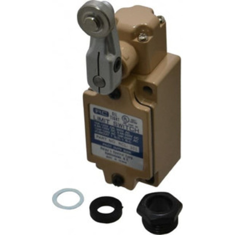 Value Collection SPDT, NC/NO, 120 VAC, 240 VAC, 480 VAC at 10 Amps, Screw Terminal, Roller Lever Actuator, General Purpose Limit Switch RCL-301 - 63748727