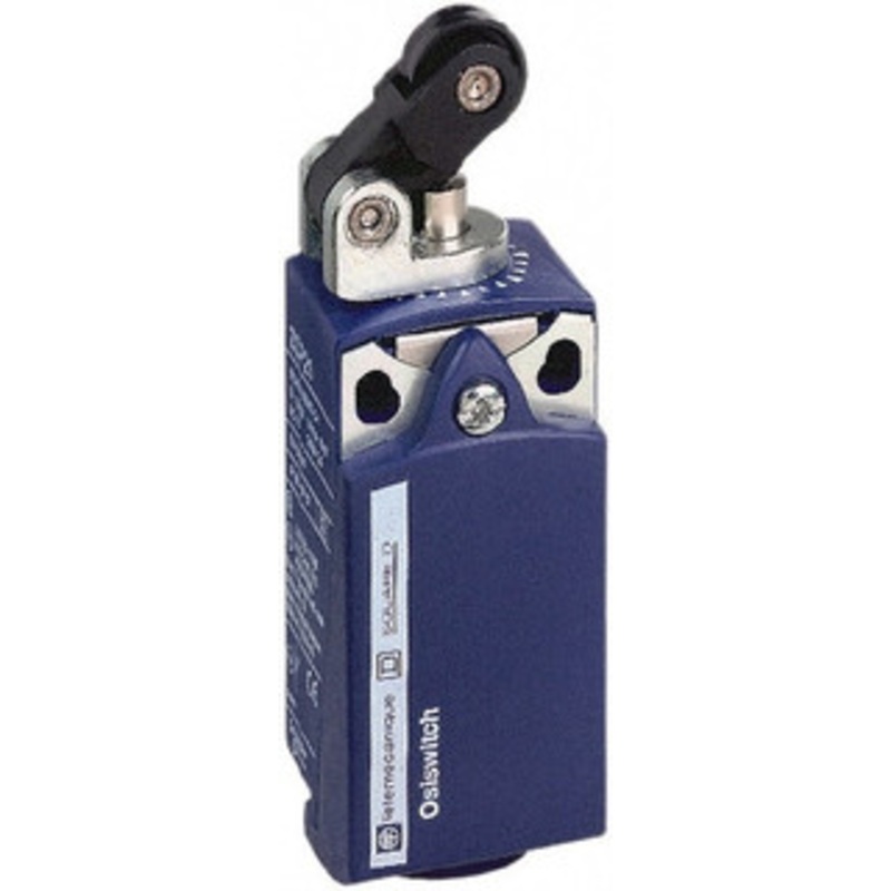 Telemecanique Sensors SPDT, NC/NO, 240 VAC, 250 VDC, Screw Terminal, Roller Plunger Actuator, General Purpose Limit Switch 1, 2, 4, 6, 12, 13 NEMA Rating, IP66, IP67 IPR Rating XCKP2121N12 - 59759860