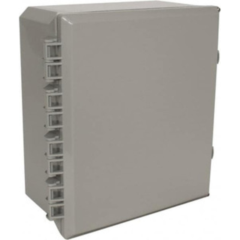 Thomas & Betts NEMA 1, 2, 3, 4, 12, 3S, 3SX, 3X, 4X Polycarbonate Standard Enclosure with Hinge Flat Cover 12 Wide x 14 High x 6 Deep, Impact Resistant NJ14126 - 54089347