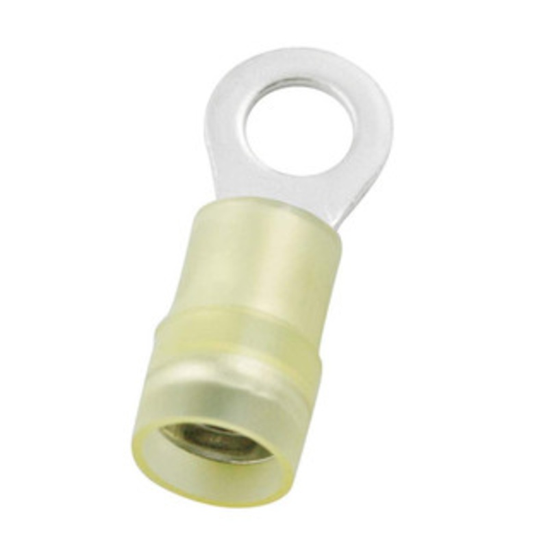 Value Collection Ring Terminals, Terminal Type: Circular, Insulation Type: Partially Insulated, Connection Type: Crimp, Compatible Wire Size (AWG): 12-10, Compatible Wire Size (sq mm): 4.0-6.0 (mm), Stud Size (mm): 5.30 RNYD5-5 - 14737068