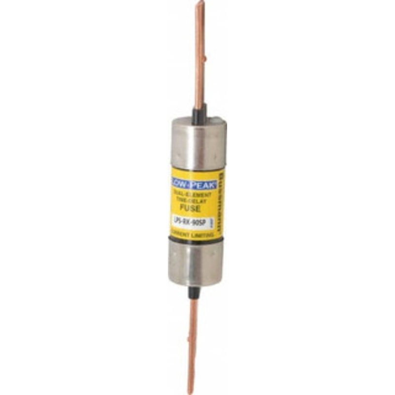 Bussmann 300 VDC, 600 VAC, 90 Amp, Time Delay General Purpose Fuse Bolt-on Mount, 7-7/8 OAL, 100 at DC, 300 at AC (RMS) kA Rating, 1-5/16 Diam LPS-RK-90SP - 74973561
