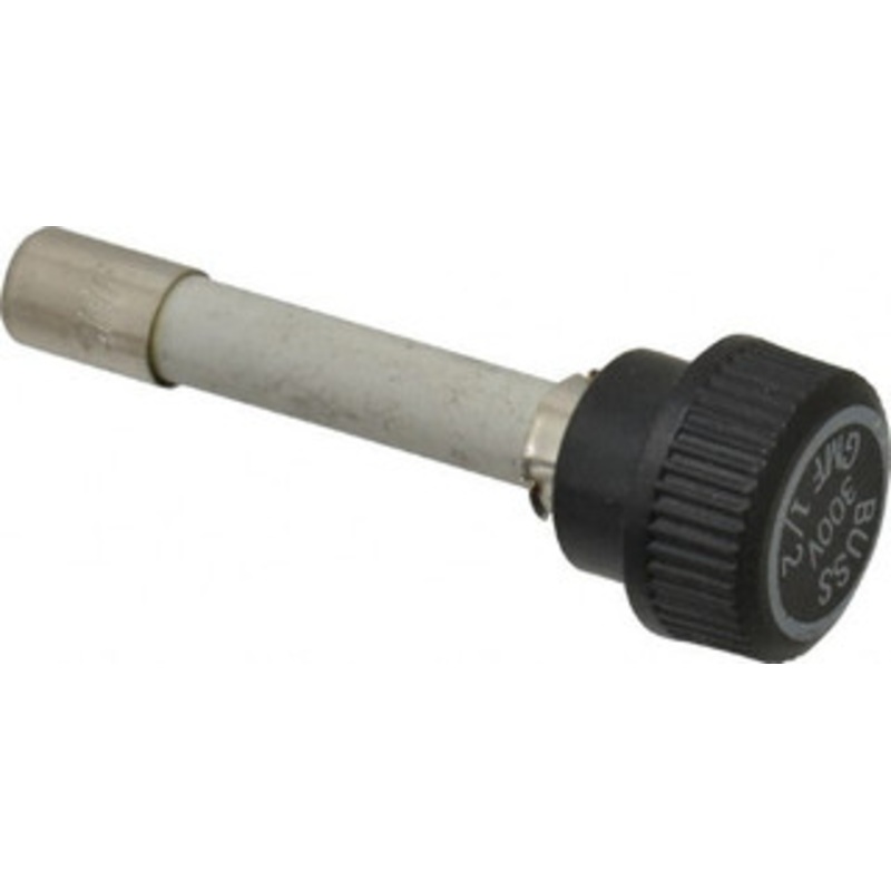 Bussmann 300 VAC, 0.5 Amp, Time Delay Size Rejecting/NonRejecting Fuse Fuse Holder Mount, 2-1/4 OAL, 10 at AC kA Rating, 15.9mm Diam GMF-1/2 - 84680990