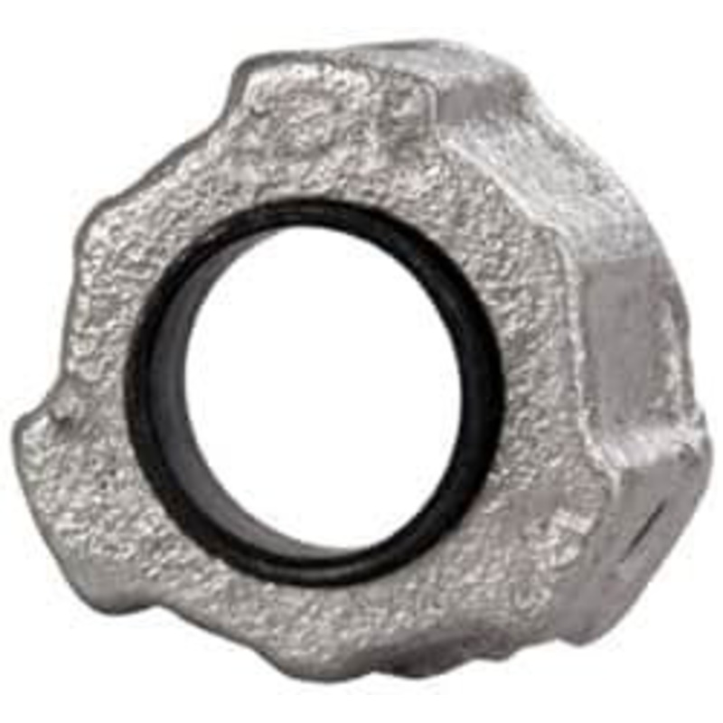 Crouse-Hinds 1/2 Trade Rigid/Intermediate (IMC) Conduit Bushing Malleable Iron, Partially Insulated, Threaded Connection H1031 - 04506879