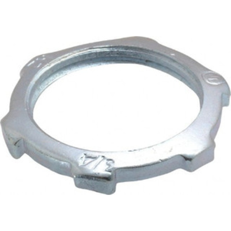Crouse-Hinds 3/4 Trade Rigid/Intermediate (IMC) Conduit Locknut Steel, Noninsulated, Threaded Connection 12 - 04784849