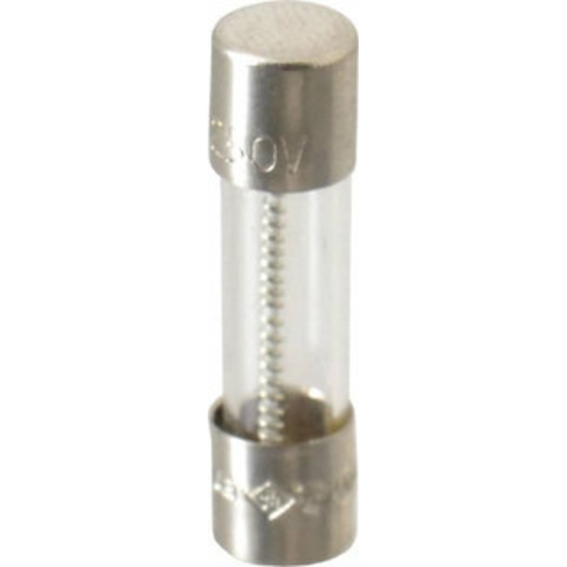 Bussmann 250 VAC, 32 VDC, 3 Amp, Time Delay Miniature Glass Fuse 20mm OAL, 10 at 125 V kA Rating, 5mm Diam GMD-3-R - 71924609