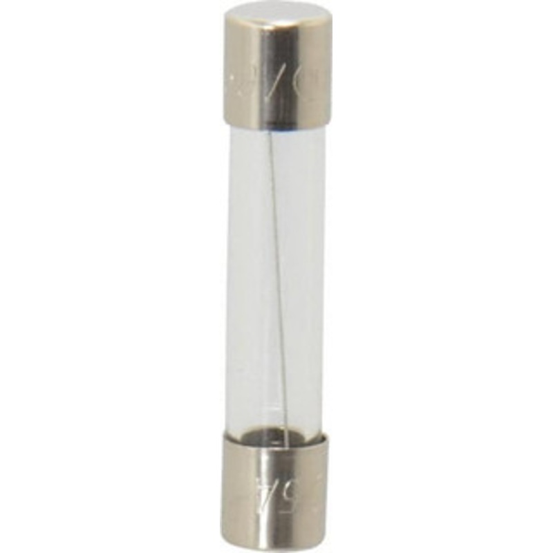 Bussmann 250 VAC, 32 VDC, 5 Amp, Fast-Acting Miniature Glass Fuse 1-1/4 OAL, 10 at 125 V kA Rating, 1/4 Diam AGC-5-R - 71922785
