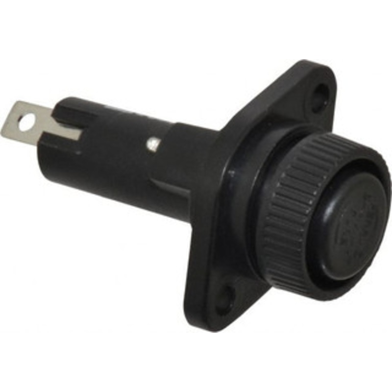 Ferraz Shawmut 1 Pole, 600 VAC/VDC, 30 Amp, Panel Mount Fuse Holder Compatible with CC Class, 1-1/2 Inch Long x 0.95 Inch Wide and 13/32 Inch Diameter Fuse GPM-B - 54014410